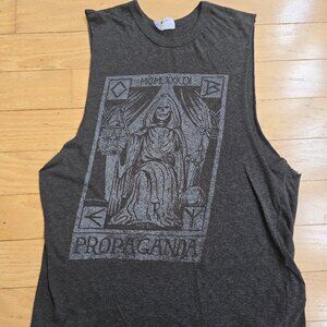 Obey | dark gray skeleton made in USA short sleeve t-shirt | WMS M